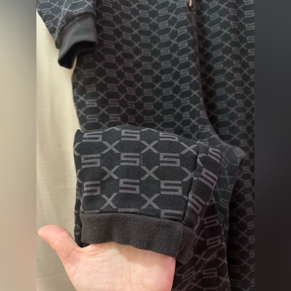 Savage X Fenty Women’s Hooded Lounge Onesie Size Large Zip Front Pockets - Picture 6 of 9